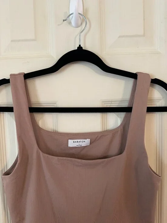 Babaton Contour Tank Square-Neck Tank Bodysuit Size Large - Picture 6 of 11